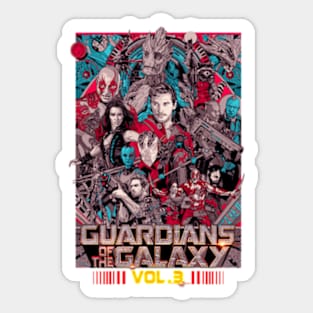 GOTG Vol 3 Sticker